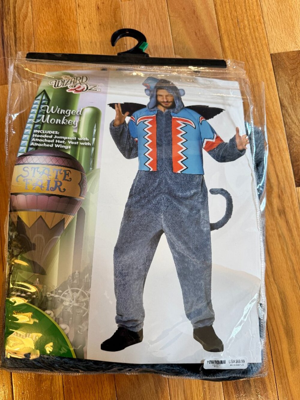 Adult Flying Monkey Costume - The Wizard of Oz, L/XL